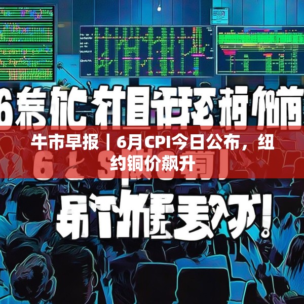 牛市早报｜6月CPI今日公布，纽约铜价飙升