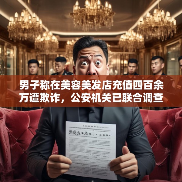 男子称在美容美发店充值四百余万遭欺诈，公安机关已联合调查