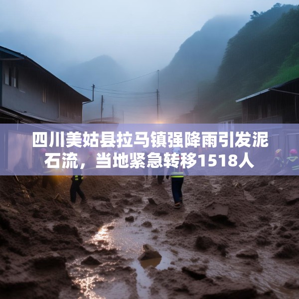 四川美姑县拉马镇强降雨引发泥石流，当地紧急转移1518人