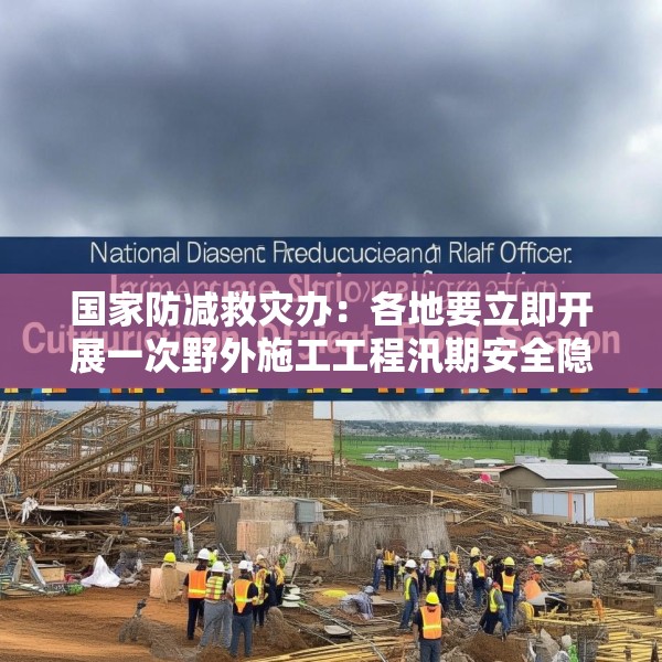 国家防减救灾办：各地要立即开展一次野外施工工程汛期安全隐患大检查