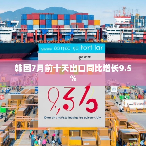 韩国7月前十天出口同比增长9.5%