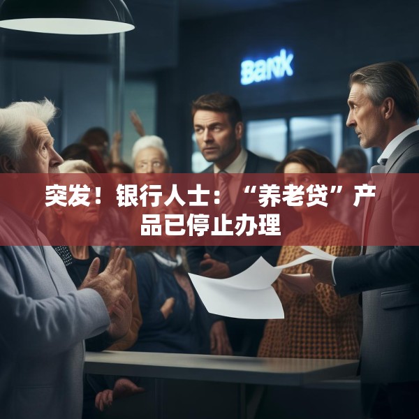 突发！银行人士：“养老贷”产品已停止办理