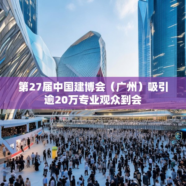 第27届中国建博会（广州）吸引逾20万专业观众到会