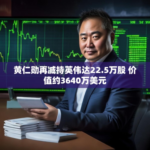 黄仁勋再减持英伟达22.5万股 价值约3640万美元