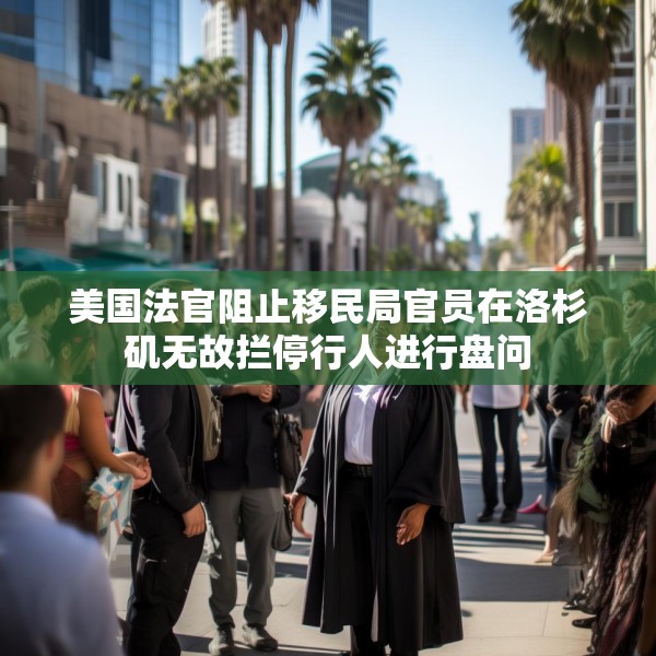 美国法官阻止移民局官员在洛杉矶无故拦停行人进行盘问