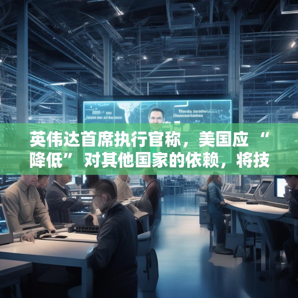 英伟达首席执行官称，美国应 “降低” 对其他国家的依赖，将技术制造业迁回本土