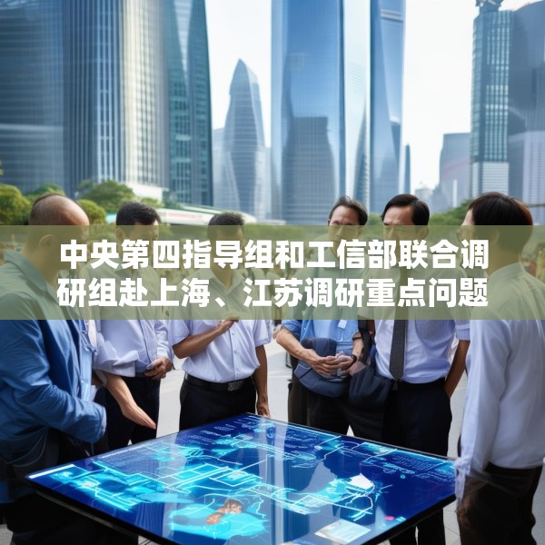 中央第四指导组和工信部联合调研组赴上海、江苏调研重点问题整治情况