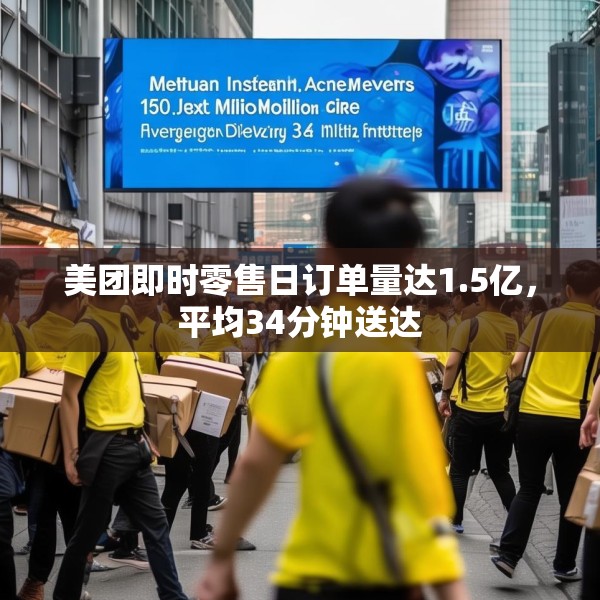 美团即时零售日订单量达1.5亿，平均34分钟送达