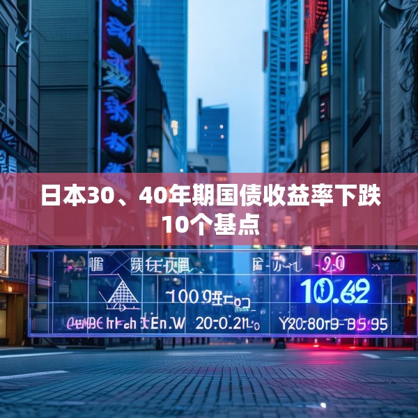 日本30、40年期国债收益率下跌10个基点