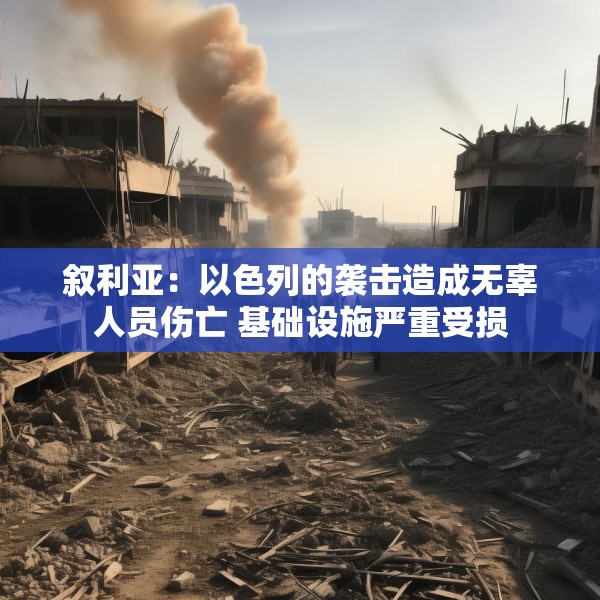 叙利亚：以色列的袭击造成无辜人员伤亡 基础设施严重受损