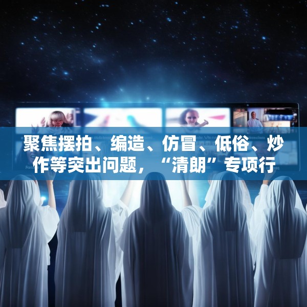 聚焦摆拍、编造、仿冒、低俗、炒作等突出问题，“清朗”专项行动严处一批短视频账号