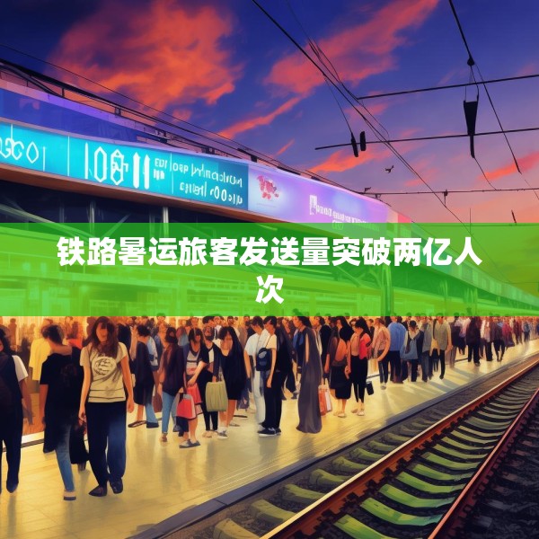 铁路暑运旅客发送量突破两亿人次