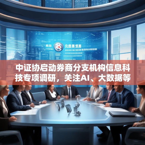 中证协启动券商分支机构信息科技专项调研，关注AI、大数据等部署进展