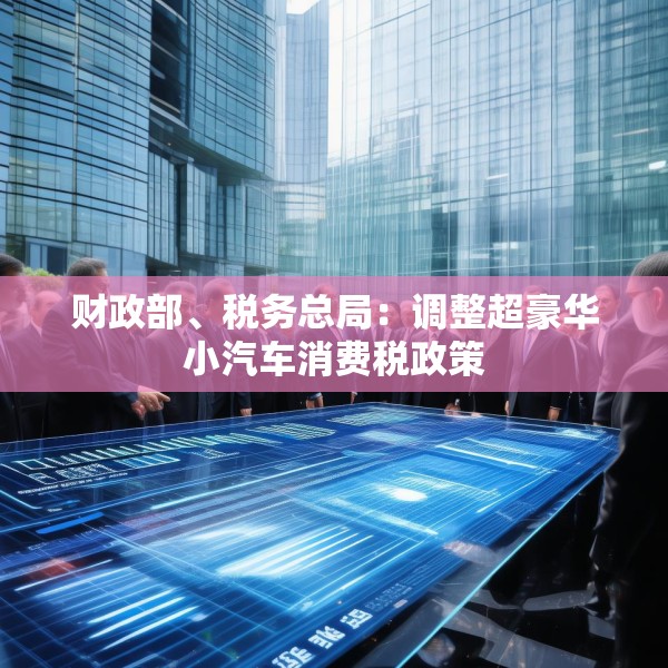 财政部、税务总局：调整超豪华小汽车消费税政策