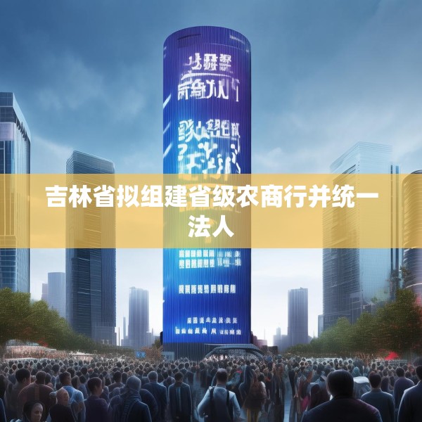 吉林省拟组建省级农商行并统一法人