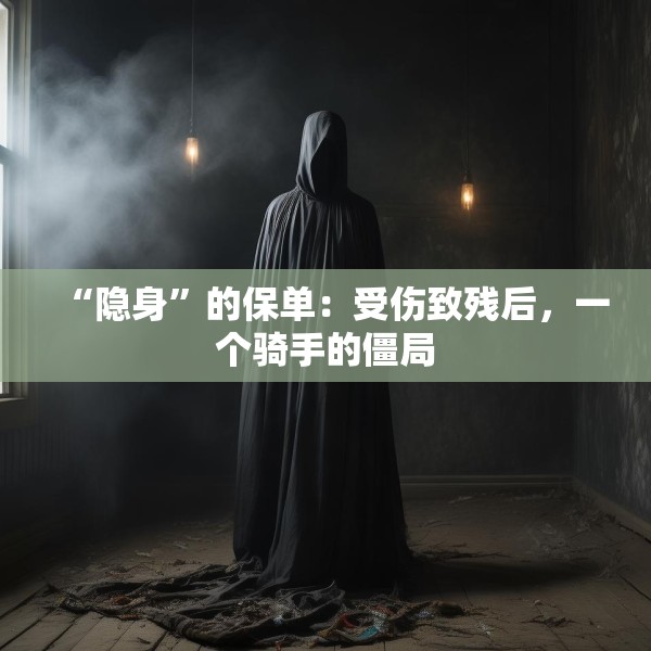 “隐身”的保单：受伤致残后，一个骑手的僵局
