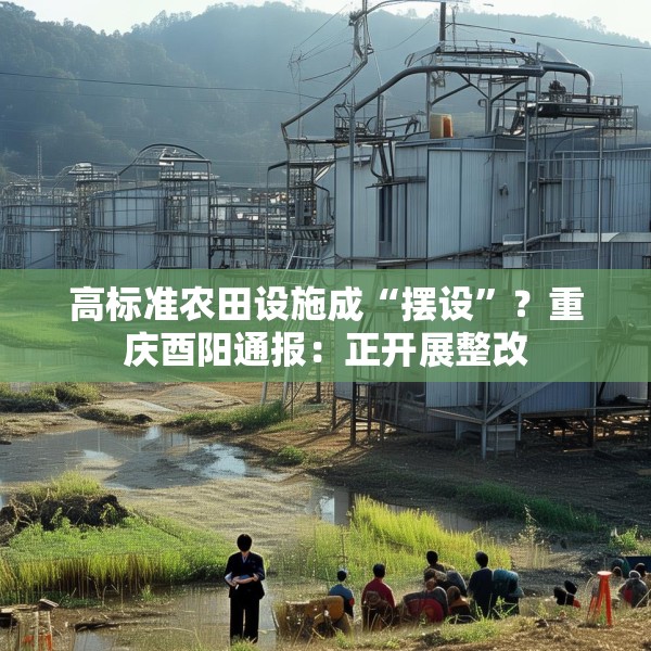 高标准农田设施成“摆设”？重庆酉阳通报：正开展整改