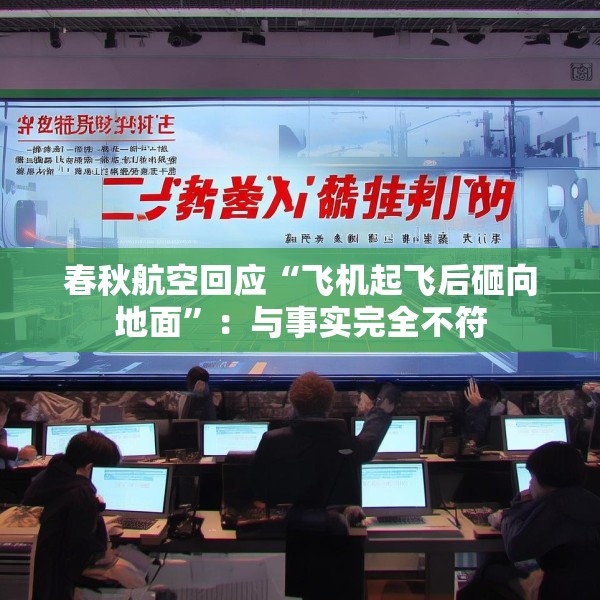 春秋航空回应“飞机起飞后砸向地面”：与事实完全不符