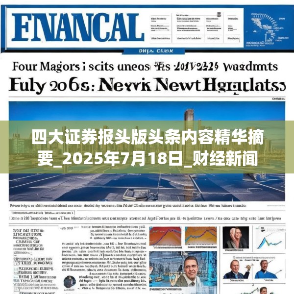 四大证券报头版头条内容精华摘要_2025年7月18日_财经新闻