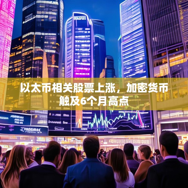 以太币相关股票上涨，加密货币触及6个月高点