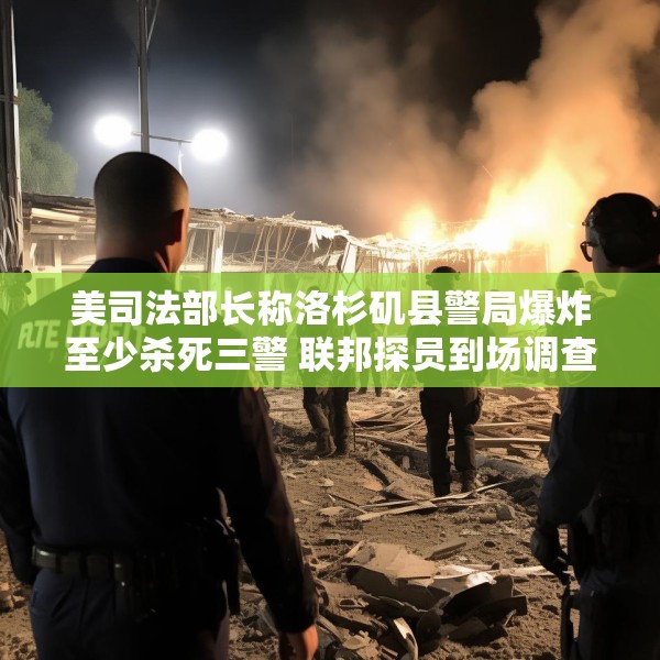 美司法部长称洛杉矶县警局爆炸至少杀死三警 联邦探员到场调查