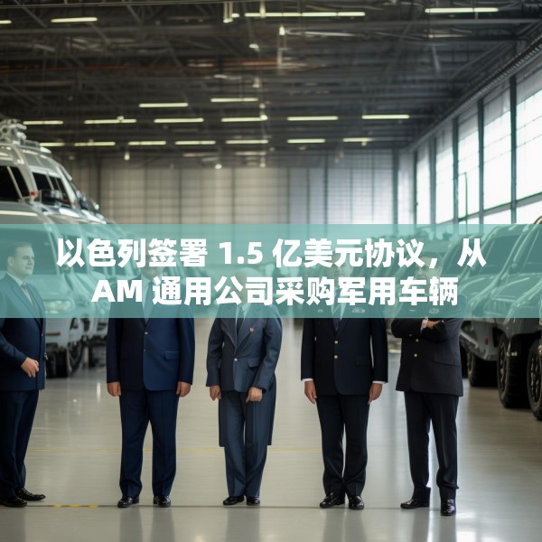 以色列签署 1.5 亿美元协议，从 AM 通用公司采购军用车辆